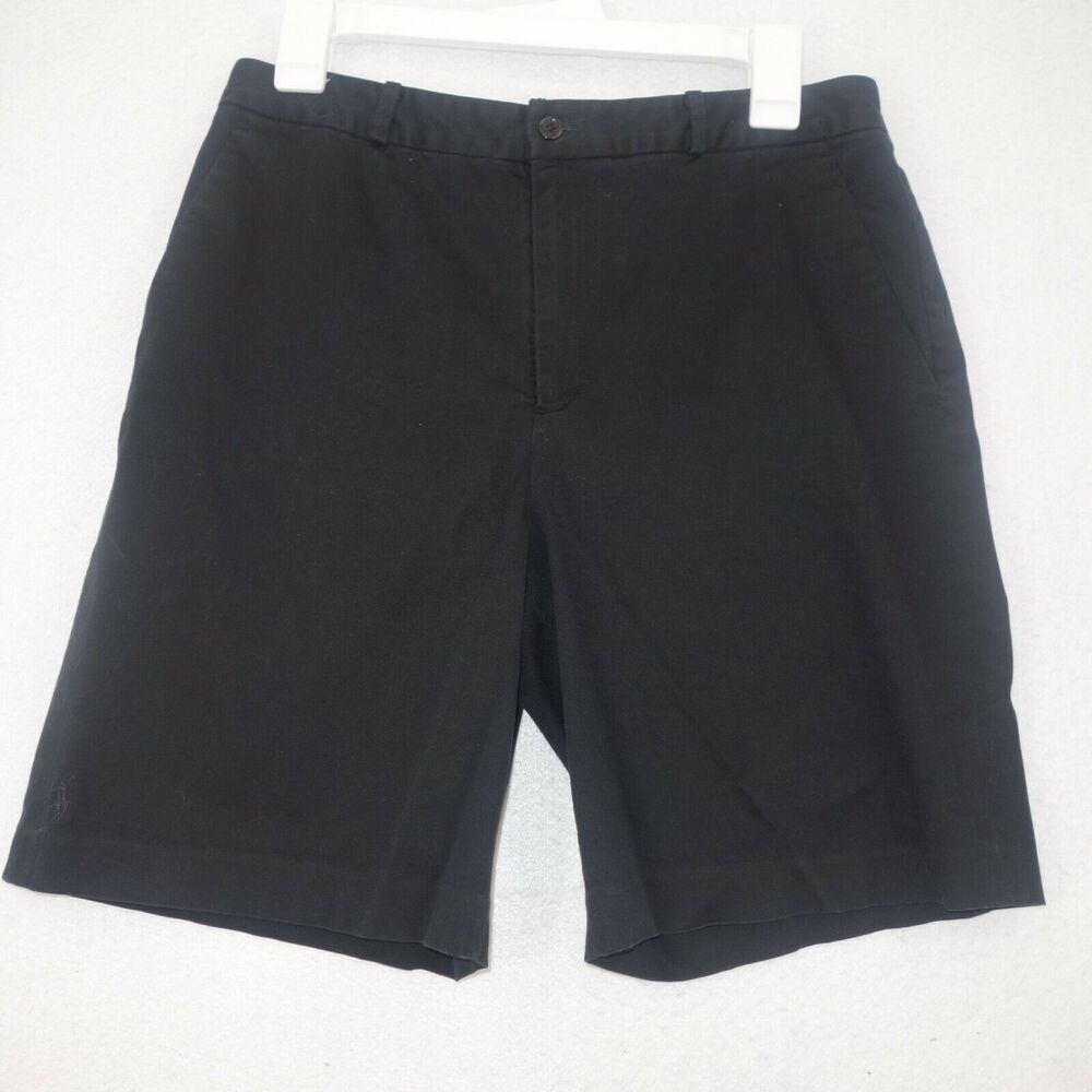Ralph Lauren Golf Chino Shorts Black Women's Size 10 Cotton Spandex Blend - Picture 1 of 5